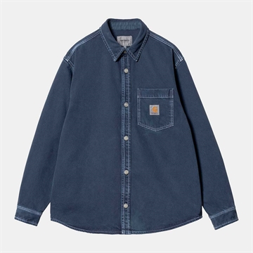 Carhartt WIP Shirt Jacket George Air Force Blue Stone Dyed